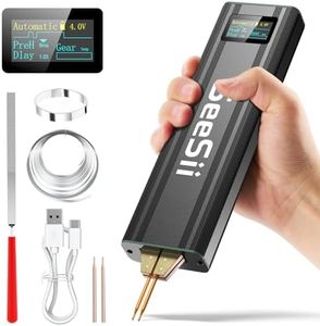 Seesii Battery Spot Welder with 5.0Ah Battery: Upgraded Handheld Mini Portable Spot Welder for 18650 Battery, Welding Nickel Sheets 0.1-0.2mm, Iron,Stainless Steel Sheets, 80 Gear,Auto and Manual Mode