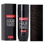 Volumon Professional Hair Building Fibres- Hair Loss Concealer- KERATIN- DARK BROWN 28g- Get Upto 30 Uses