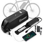 48V Ebike Battery 20AH, Electric Bike Battery Pack Lithium-ion with Charger Baseplate for 1500W 1000W 750W 500W 350W 250W 200W Bicycle Motor