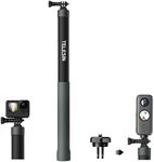 TELESIN G3 Long Selfie Stick Pole (118"/3M 100% Carbon Fiber), Invisible Light Waterproof Underwater Dive Monopod Extension Rod for GoPro 13 12 11 10 9 8, Insta360 X3 X4 Ace Pro, DJI Action 4 Pocket 3