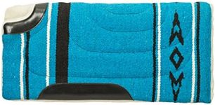 Weaver Leather Fleece Lined Acrylic Cut Back Saddle Pad, Blue