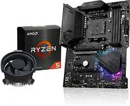 INLAND Micro Center AMD Ryzen 5 5600X Desktop Processor 6-core Up to 4.6GHz Unlocked with Wraith Stealth Cooler Bundle | MSI MPG B550 Gaming Plus ATX Gaming Motherboard (AMD AM4, DDR4, PCIe 4.0, M.2)