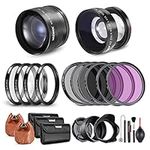 NEEWER 49mm Lens and Filter Set: Wi