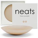 NEATS Nipple Covers for Women, Reusable & Hypoallergenic Nipple Pads, Adhesive Silicone Pasties Bra Caramel