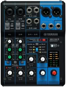 YAMAHA MG06X 6-Input Compact Stereo Mixer with Effects