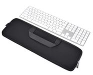 Keyboard Neoprene Case Sleeve Bag for Apple 2022 Mac Studio/2023 iMac 24" Magic Keyboard with M3 M1 Touch ID and Numeric Keypad A2520,Magic Keyboard MQ052LL/A A1843 Keyboard Protective Pouch-Black