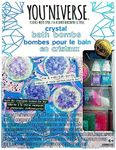 YOUniverse Crystal Bath Bombs, Mix & Make 3 Bath Bombs, DIY Bath Bombs, STEAM Kit for Kids, DIY Bath Bomb Kit