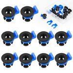 20PCS Bowden Tube Coupler Collet Clamp Clip Bowden Collet and Clip Set Plastic Joint Fittings OD 4mm 3D Printer Accessories 1.75mm Filament Printer Parts