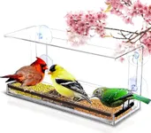 Clear Window Bird Feeder - Sturdy &