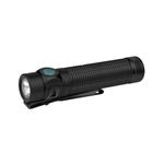 OLIGHT Baton4 Pro Rechargeable LED Torch 1600 Lumens 200m IPX8 Waterproof Dual Switch EDC Pocket Light with USB‑C MCC Charging for Camping Hiking Working Emergency Use (Matte Black)