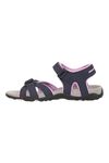 Mountain Warehouse Oia Womens Sandals - Lightweight Shoes, Flexible Beach Shoes, Cushioning Foam, Hook & Loop Fastening - For Spring Summer Walking, Travelling, Poolside Navy Womens Shoe Size 6 UK