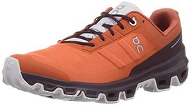 ON Running Cloudventure Men's Running Shoes, Flare/Mulberry (Numeric_10_Point_5)