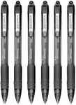 Zebra Z-Grip Smooth - Retractable Ballpoint Pen - Pack of 6 - Black