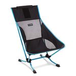 Helinox Beach Chair | Combines a unique architecture for sand and soft ground with comfort, packability and a minimalist aesthetic (Black)