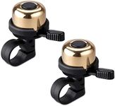 BONMIXC Bicycle Bell Brass Mini Bike Bell (2 PACK)