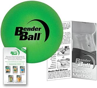 Bender Ball The Original 9 inch Pilates Ball for Abs, Core & Back, Core Training Ball, Small Crunch Exercise Ball, includes 5 Streaming Videos + Core Training/Bun & Thighs DVD