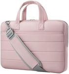 LUGGEX 360° Protective Laptop Case 15-16 Inch, 15.6 Inch Laptop Sleeve Bag Computer Carrying Case for MacBook Air 13/Pro 14 M5 M4 M3 M2 M1, HP Dell Lenovo, Pink