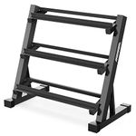 WINNOW 3 Tier Dumbbell Rack Home Gym Dumbbell Storage Stand Weights Storage Rack for Dumbbells