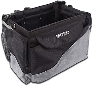 Moro Pet Bicycle Front-Box Basket Bike Case Seat Dog Puppy Cat Outdoor Travel Carrier Bag Tote Kennel (Black Without Sunshade)