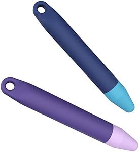 Kid-Friendly Pens for Touch Screens - 2 Pack of Purple and Blue Stylus Pens Compatible with Kindle, iPad, iPhone