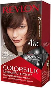 Revlon ColorSilk Hair Color, [32] Dark Mahogany Brown 1 ea (Pack of 12)