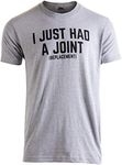 I Just had a Joint (Replacement) | Funny Tee Surgery Hip Shoulder Knee Men T-Shirt, Vintage Grey, 3X-Large