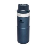 Stanley Trigger Action Travel Mug 0.35L - Keeps Hot for 5 Hours - BPA-Free - Thermos Flask for Hot or Cold Drinks - Leakproof Reusable Coffee Cup - Dishwasher Safe - Nightfall