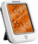 Digital Room Thermometer Indoor Humidity Meter Hygrometer Accurate Room Temperature Greenhouse Thermometer Max Min Recording Backlight LCD Digital Thermometer Room Home House Office Baby Nursery