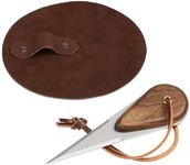 Outset Oyster Shucking Set, Includes Oyster Knife and Leather Hand Guard