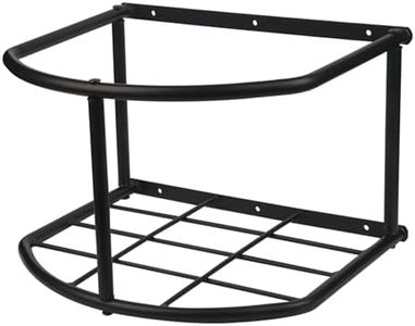 MIYABALA Bucket Holder for Horses Feed,5 Gallon Water and Feed Bucket Holder for Horses,Heavy Duty Metal Wall Mount Water Bucket and Pail Holder for Livestock in Stable (2)