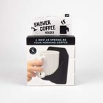 30 Watt JOESKI | Portable Shower Coffee Cup Holder | Holds Coffee or Cocktails | Patented Silicone Drink Holders Grips Any Shiny Bath Surface | Gift for a Beverage Lover