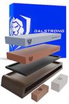 DALSTRONG Premium Whetstone Kit - #1000/#6000 Knife Sharpening Kit - Extra Large Grit Stones - Top-Grade Corundum - Thick Knife Sharpening Stone - Hand Crafted Acacia Wood Base - Ultra-Durable