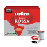 Lavazza Qualità Rossa Medium Roast K-Cup Coffee Pods, 24 Count For Keurig Coffee Makers