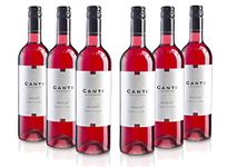 Canti - Merlot Italian Rosè Dry Wine 11.5%, Smooth Flavor with a Strong Fruity Taste, 6x750 ml