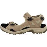 ECCO Men's Yucatan Plus Sport Sandal, Beige Nubuck, 7-7.5