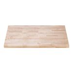 DuraSteel 24x36 Butcher Block Countertop - Maple Workbench Top - Solid Wood Table Top for Cabinet, Kitchen, Restaurant, Coffee, Desk, Bar Table - Optional Base Leg Units