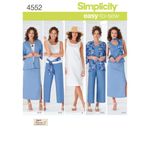 Simplicity Sewing Pattern 4552 Miss/Plus Size Sportswear, BB (20W-22W-24W-26W-28W)