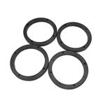 uxcell 4pcs 6.5" Auto Car Speaker Spacer Ring Adapter Bracket Extender Holder