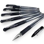 Gel Grip Rollerball Pen – 0.7mm – Black – Pack of 6