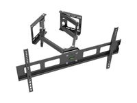 Monoprice 118669 Cornerstone Series Full-Motion Articulating TV Wall Mount Bracket - for TVs 37in to 63in Max Weight 132lbs VESA Patterns Up to 800x400, Black