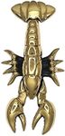 Michael Healy Designs Maine Lobster Door Knocker - Brass (Premium Size)