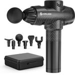 AERLANG Massage Gun,Percussion Massage Gun, Upgrade Muscle Handheld Deep Tissue Massager (Multi-colored)-– Six Different Adjustable Heads for Different Muscle Groups - 20 Speed Option Fathers Day Gift Ideas