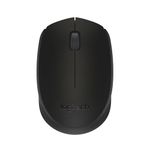 Logitech M171 Wireless Mouse for PC, Mac, Laptop, 2.4 GHz with USB Mini Receiver, Optical Tracking, 12-Months Battery Life, Ambidextrous - Black