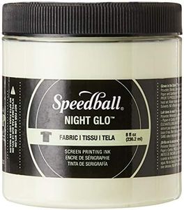 Speedball Fabric Screen Printing Ink, 8-Ounce, Night Glo Original, Glow in The Dark