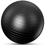 SK Depot™ Exercise Ball 38-45cm (S) Grind Arenaceous Extra Thick Yoga Ball Chair Black