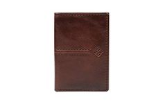 Columbia Men's RFID Blocking Security Trifold Wallet Bi-Fold, Brown Emboss, One Size