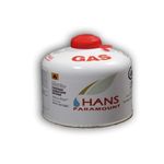 ADD GEAR Hans Paramount Alpine Screw Top Butane + Propane + N-Butane Gas Canister for Camping Gas Stoves (230g)