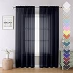 Lecloud Sheer Curtain Panels Set 84