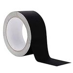 BELLE VOUS Black Cloth Bookbinding Repair Tape - 5cm x 13.6m /1.97 inches x 14.87 yards - Premium Adhesive Duct Tape for Library Book Binding & Sealing - Heavy Duty Acid-Free Hinging & Craft Tape