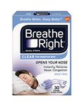 Breathe Right Nasal Strips, Small/Medium, Clear, 30 Count